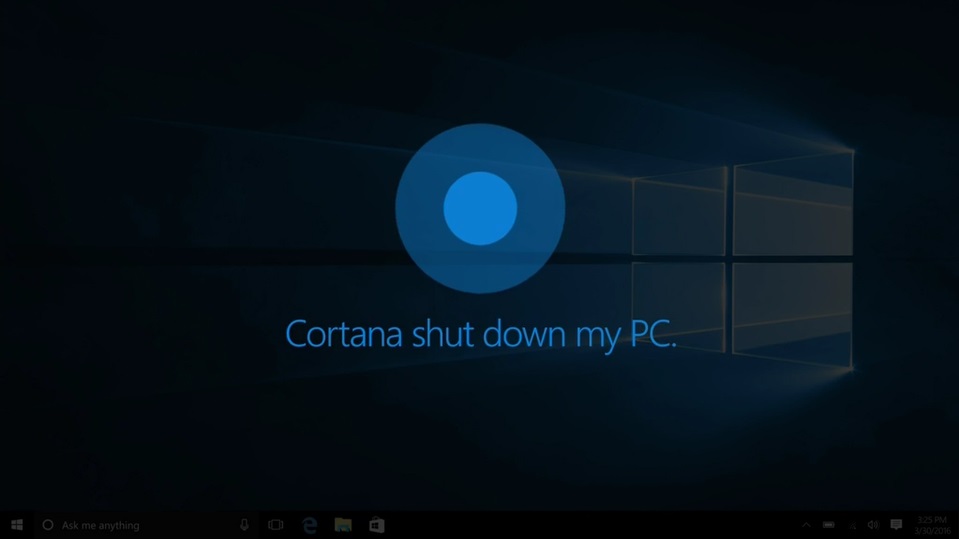 Cortana Voice Shut Down