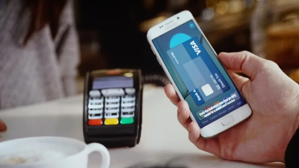 Samsung Pay Stock Photo
