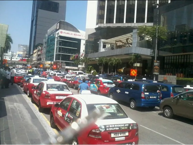 Taxi Driver Protest BB 29-3-2016