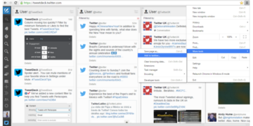 TweetDeck Web Screenshot