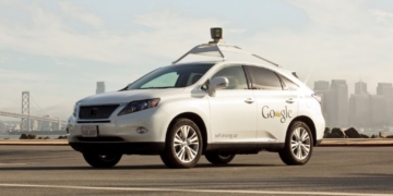 google lexus rx450h self driving car