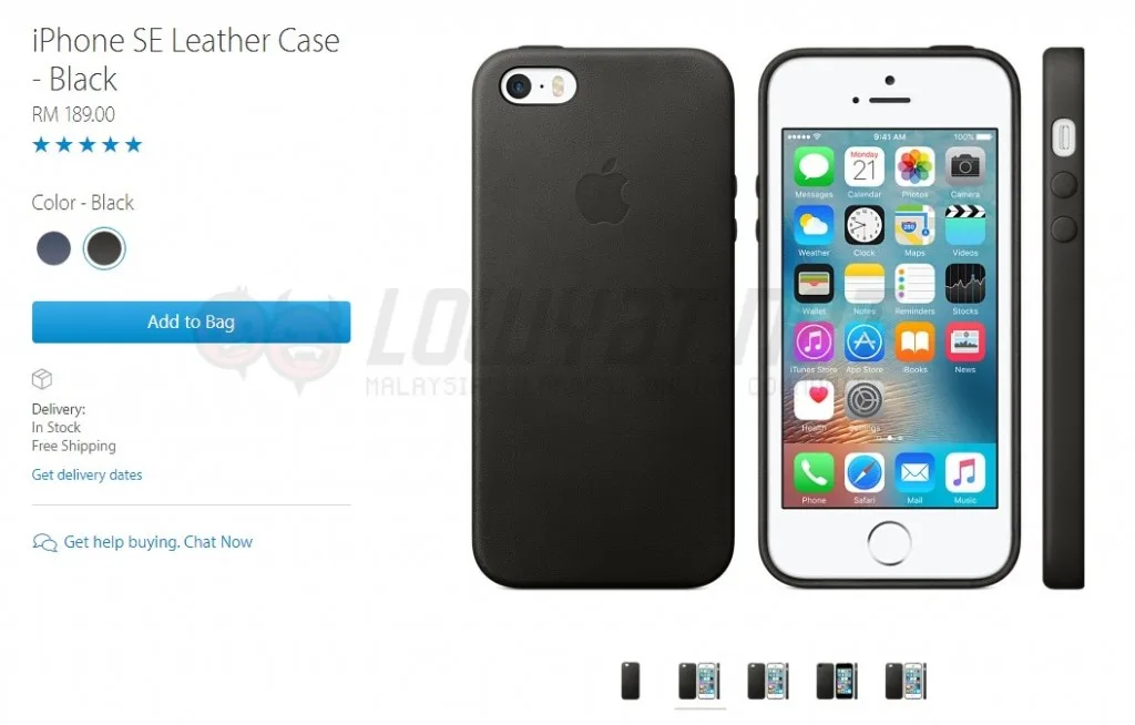 Apple iPhone SE Leather Case
