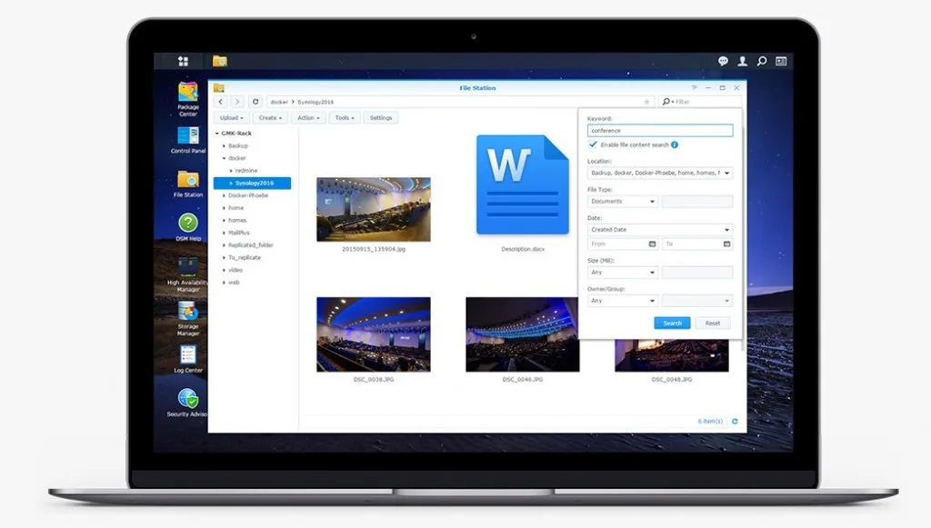 Synology DSM 6.0 File Station