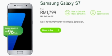 Maxis Samsung Galaxy S7 Zerolution