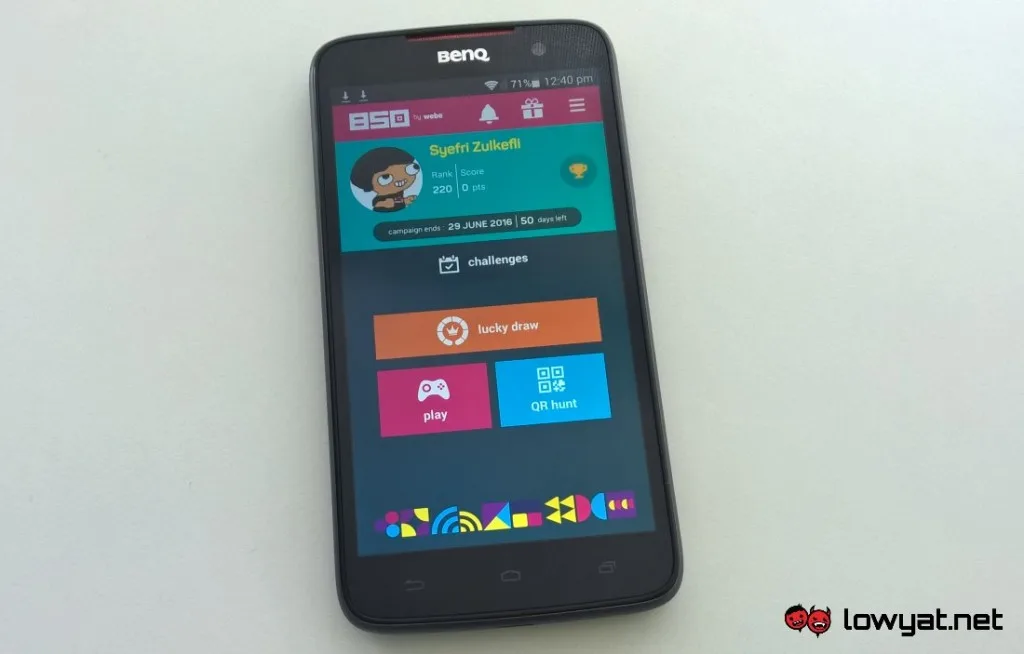 webe850 App for Android