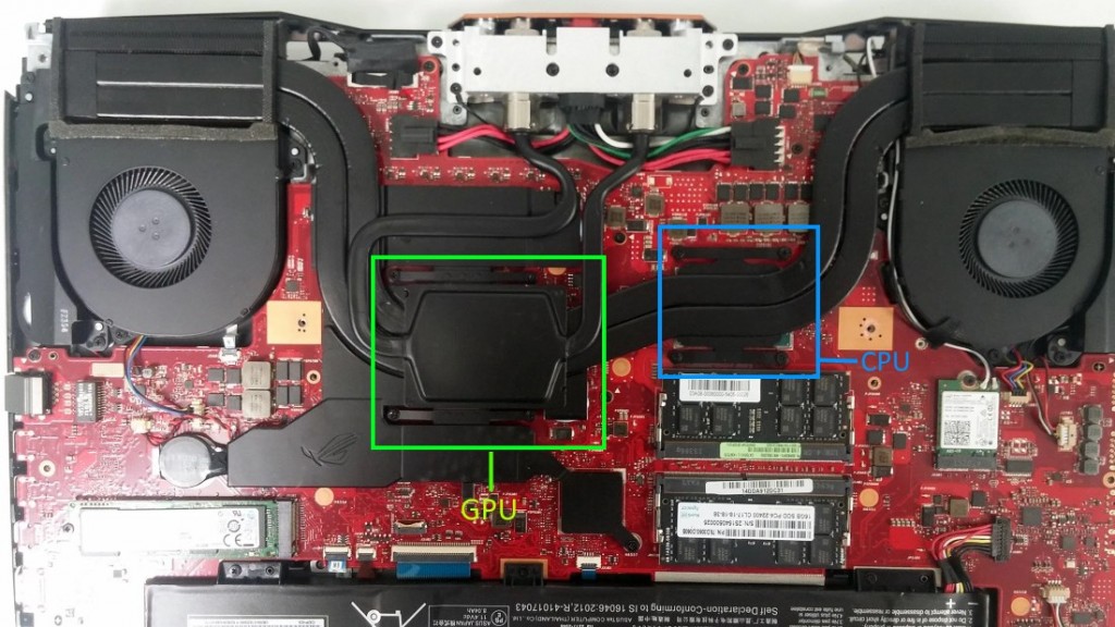 ASUS ROG GX700 Thermal