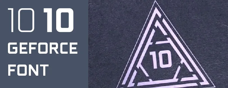 triangle font