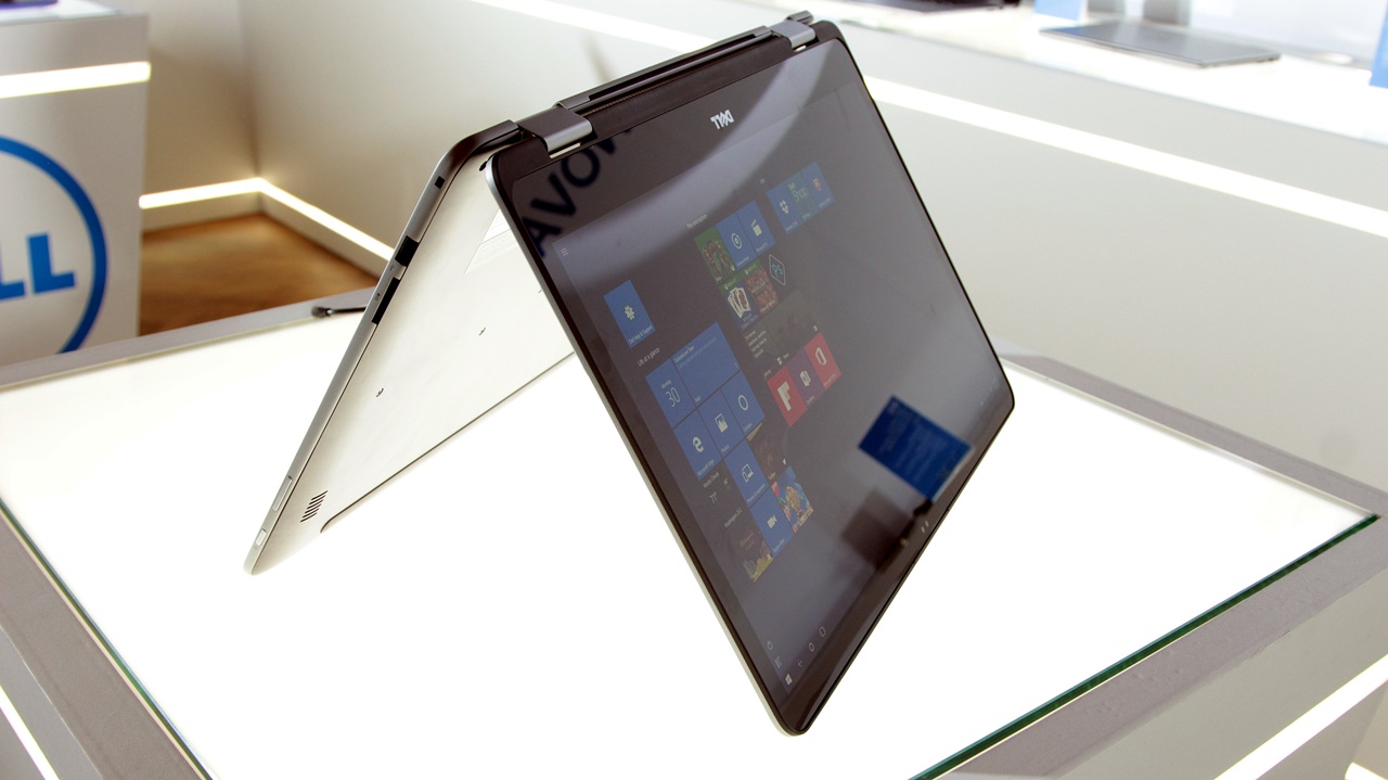 Dell Inspiron 17 Convertible Tent Mode