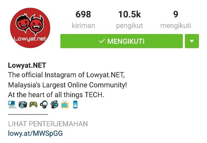Instagram LYN