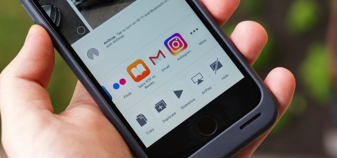 Instagram Share Extension on iOS