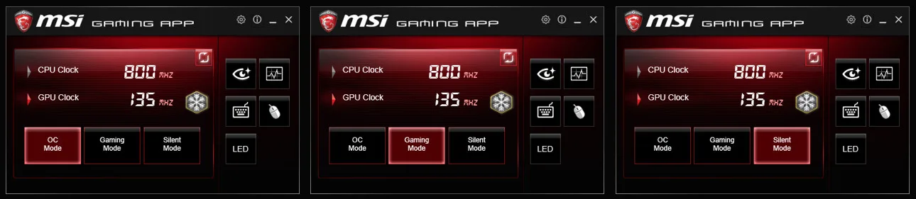 MSI GPU modes