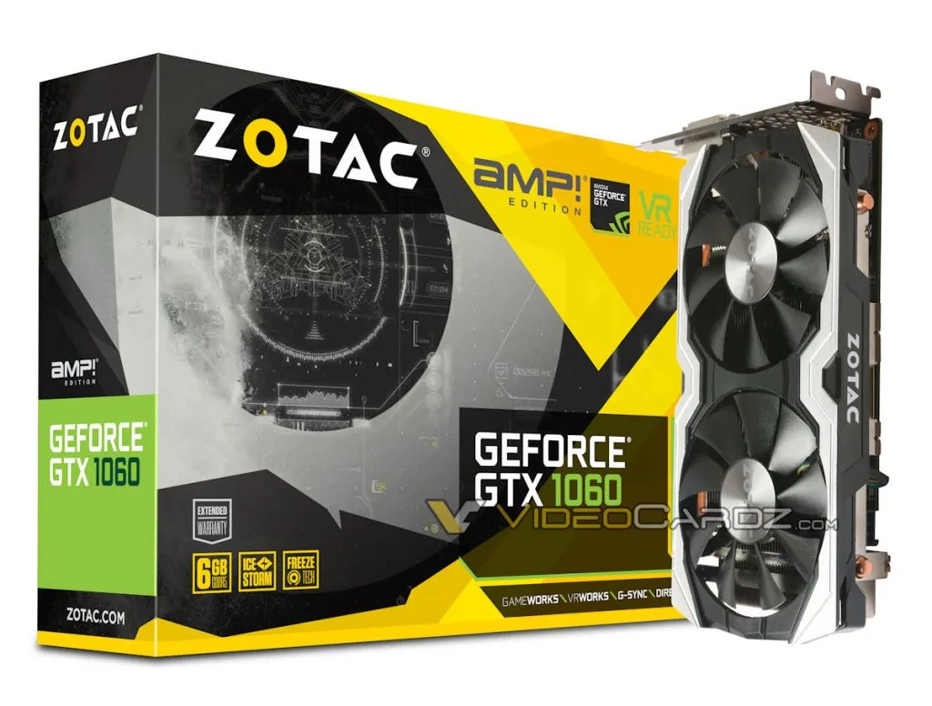 ZOTAC GTX 1060 AMP Edition