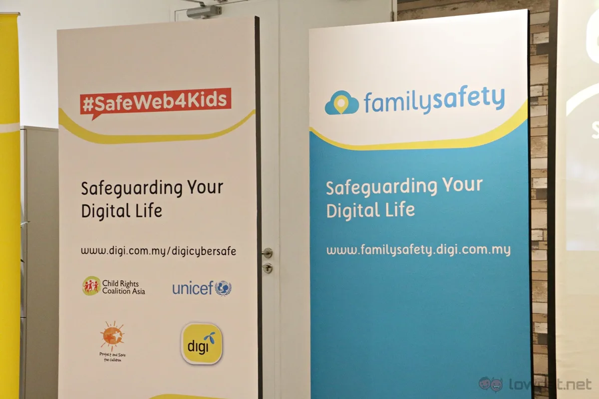 Digi Family Safety App Bunting