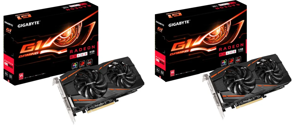 Gigabyte Radeon RX 480 G1 Gaming 2