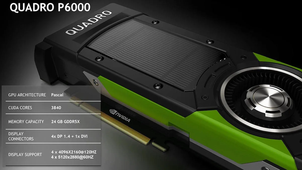 Nvidia Quadro P6000 2