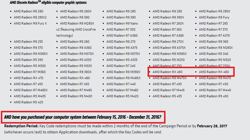 RX 490 leak AMD