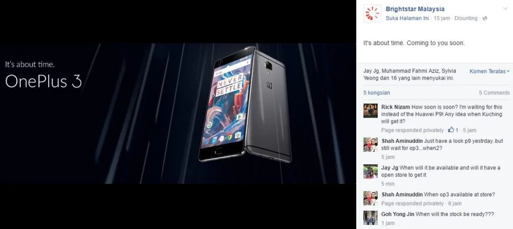 oneplus-3-brightstar-malaysia-fb