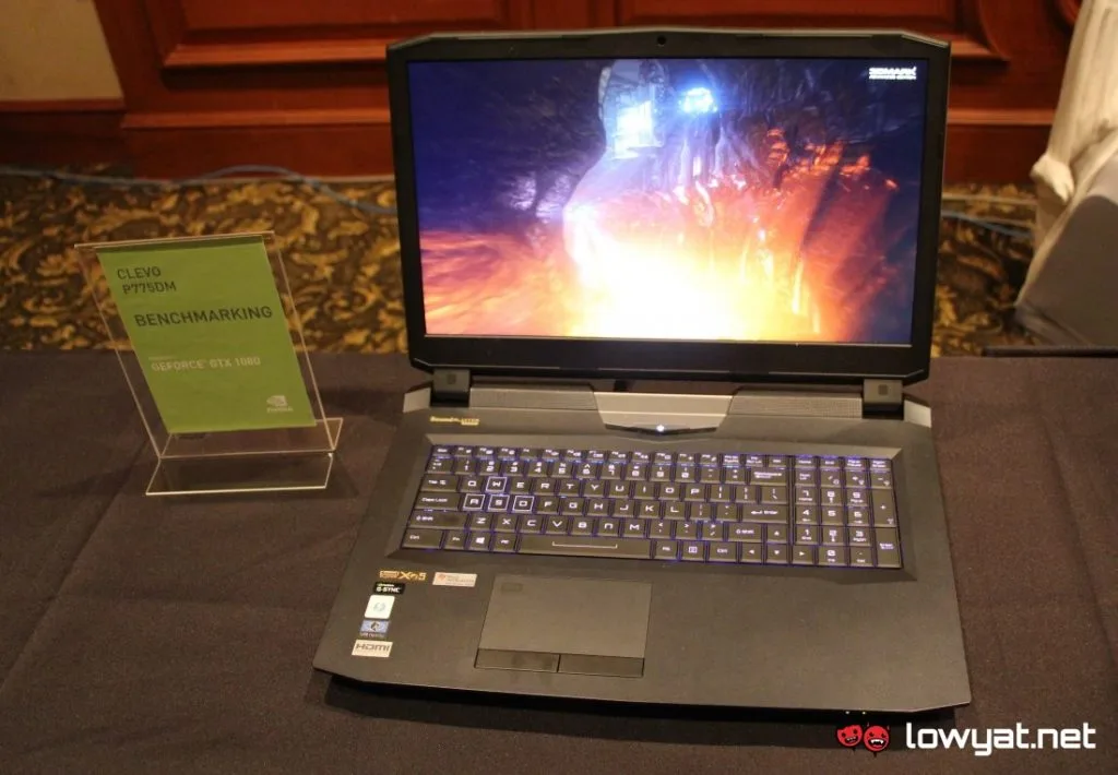 Clevo P775DM with NVIDIA GeForce GTX 1080