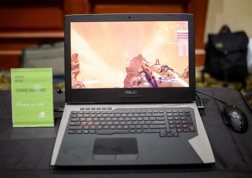 ASUS G752 with NVIDIA GeForce GTX 1070