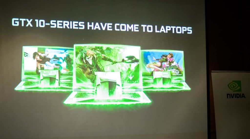 NVIDIA GeForce GTX 10-series for Notebooks