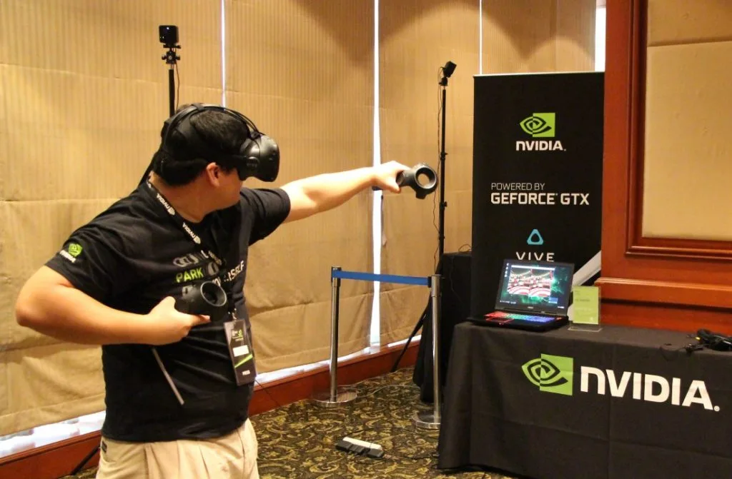 HTC Vive on MSI GT73, Powered by NVIDIA GeForce GTX 1080 for Notebooks