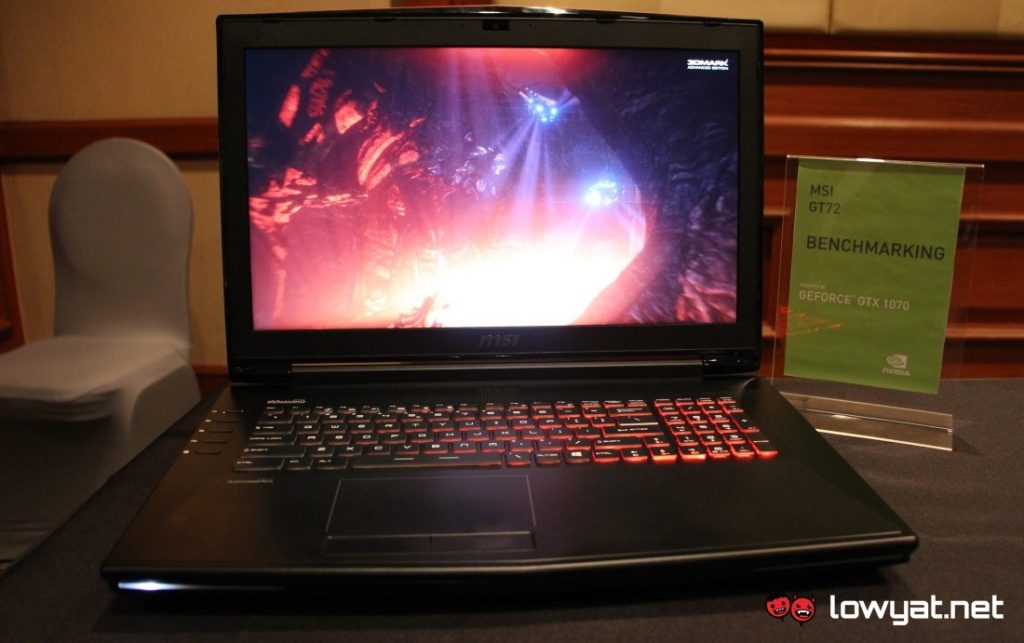 MSI GT72 with NVIDIA GeForce GTX 1070
