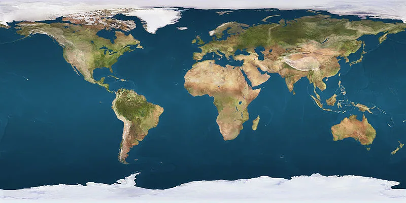 Compact Earth Map