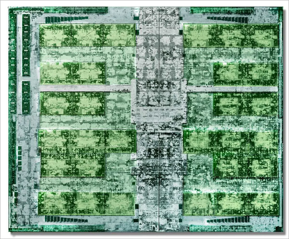 GP100 die shot