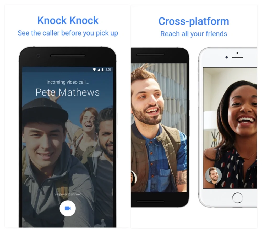 Google Duo Knock Knock and Cross Platform