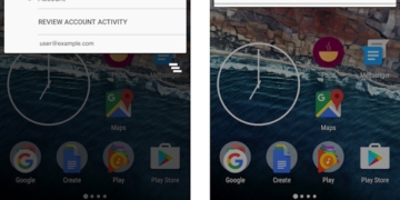 Google Native Android Notifications when new device is added to account