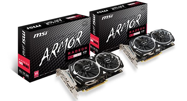 MSI RX 470 and RX 480 Armor