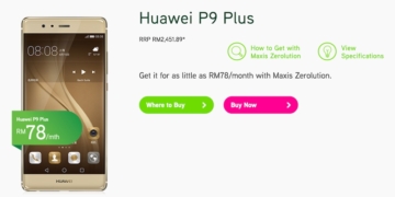 Maxis Huawei P9 Plus