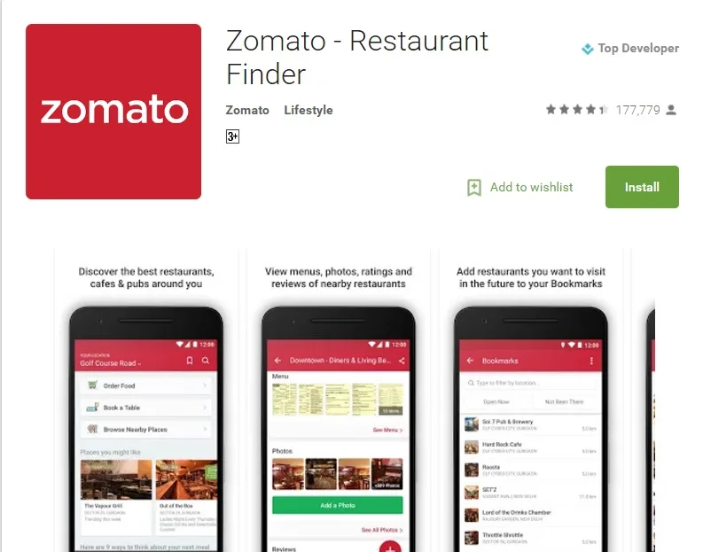 Zomato App