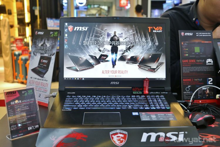 MSI GE72VR