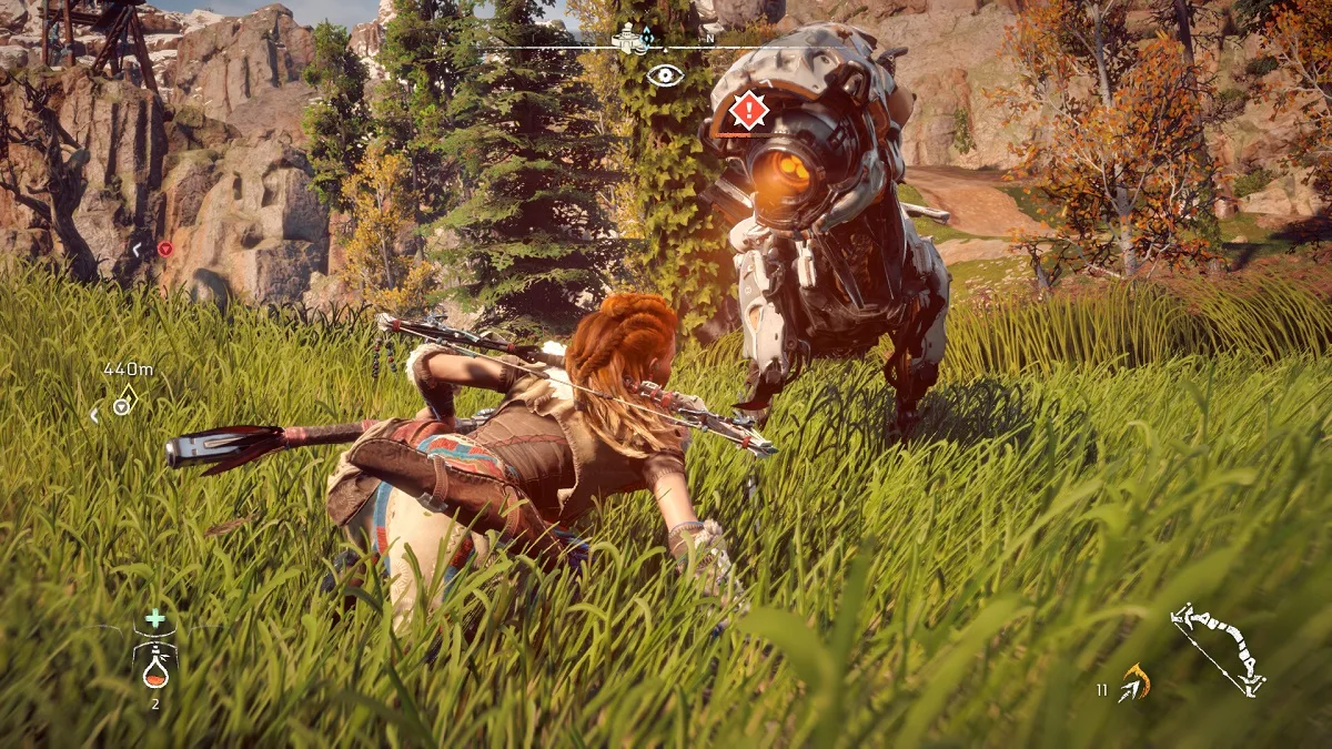 Horizon Zero Dawn Aloy Watcher