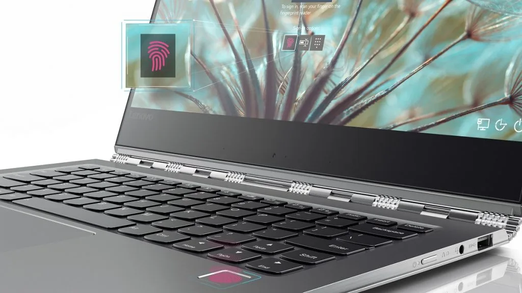 Lenovo Yoga 910 Fingerprint Reader
