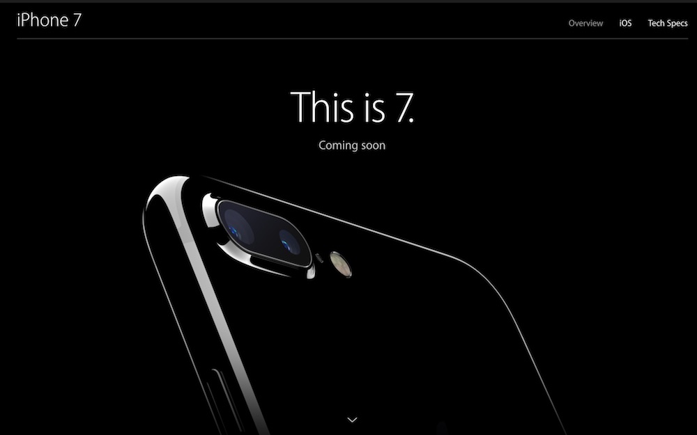 iPhone 7 Product Page