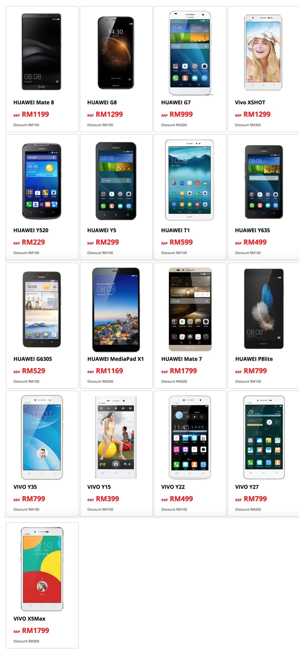 redONE Malaysia Day Sale Devices