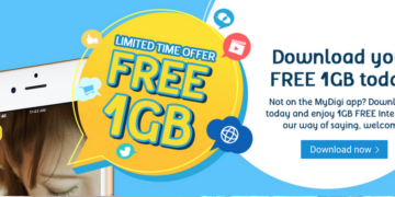 Digi Free 1GB for New MyDigi Users