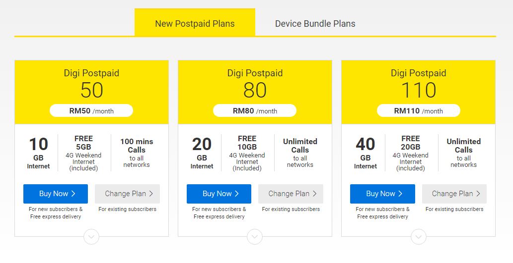 Digi Unveils New Postpaid Plans RM80 Month For 20GB Of Internet