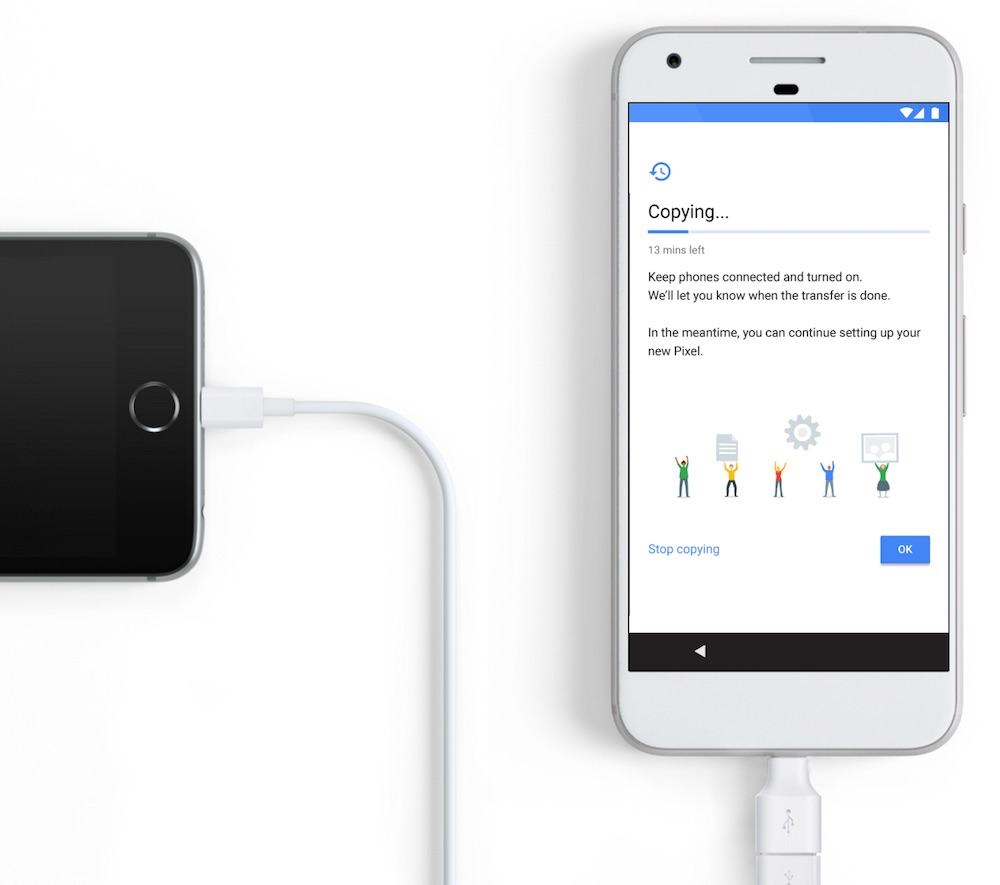 Google Quick Switch Adapter switch from ios to pixel