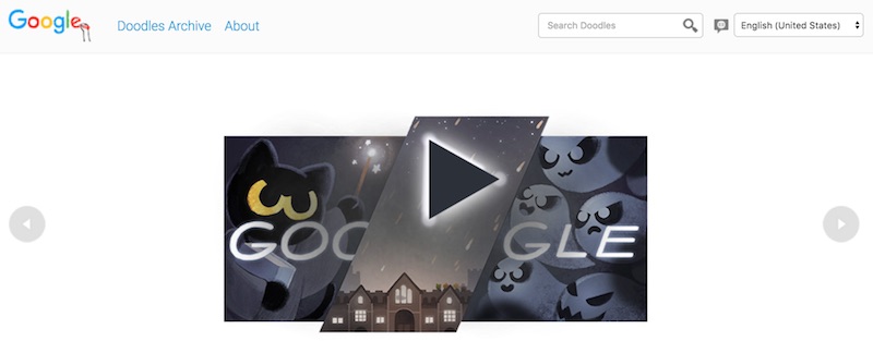 Google Celebrates Halloween With Google Doodle Game - Lowyat.NET