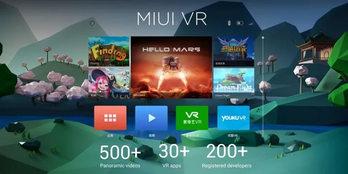 Mi VR apps