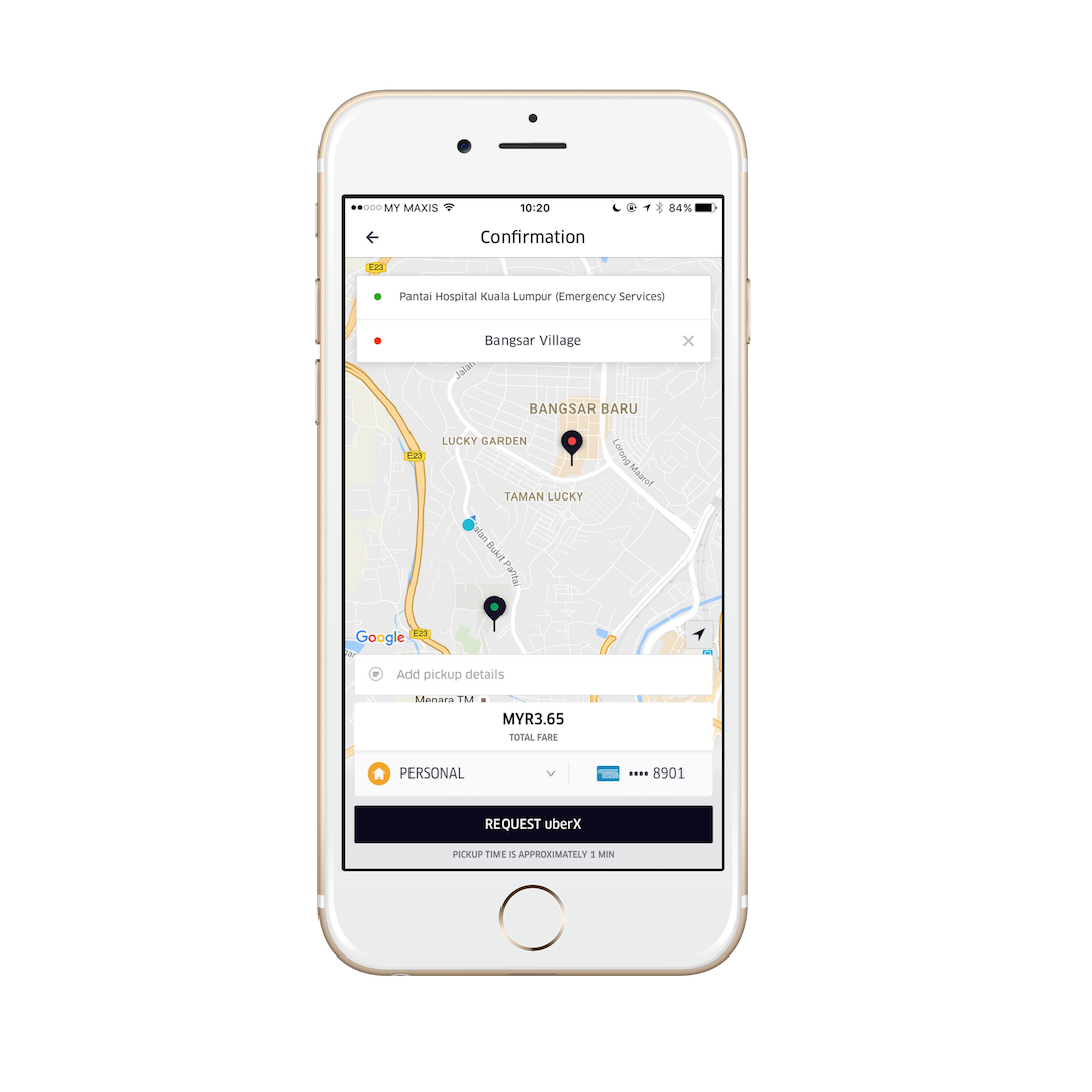 Uber Upfront Pricng App