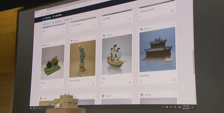 Windows 10 Creators Update 3D Community Minecraft