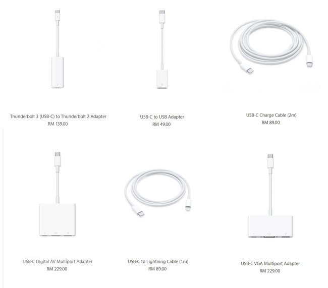 Apple USB-C Accessories Price NEW 1