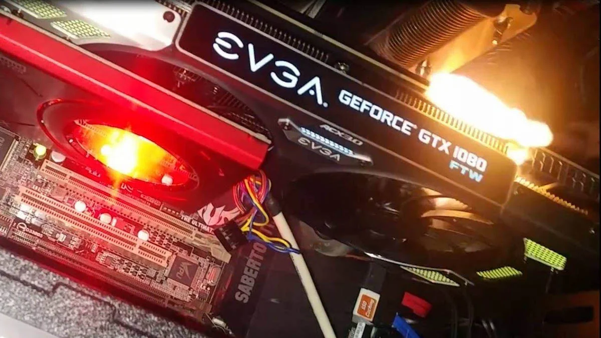 EVGA GTX 1080 FTW Flame On