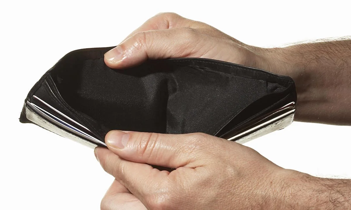 empty wallet