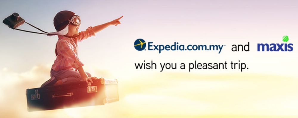 Maxis Offering Free Data Roaming when you book a hotel on expedia