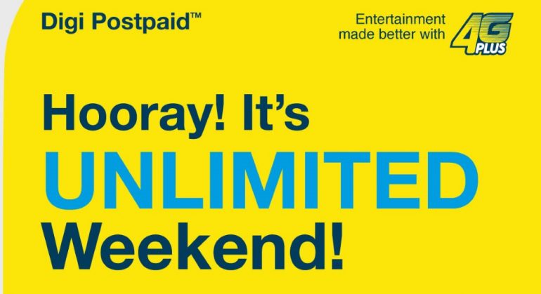Digi Postpaid 110 Unlimited Weekend Internet